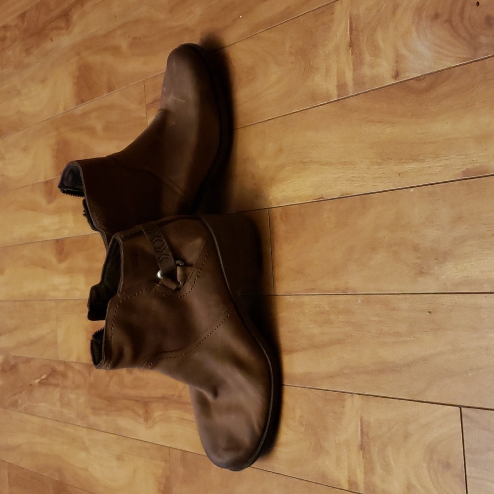 Teva Brown Leather Ankle Booties